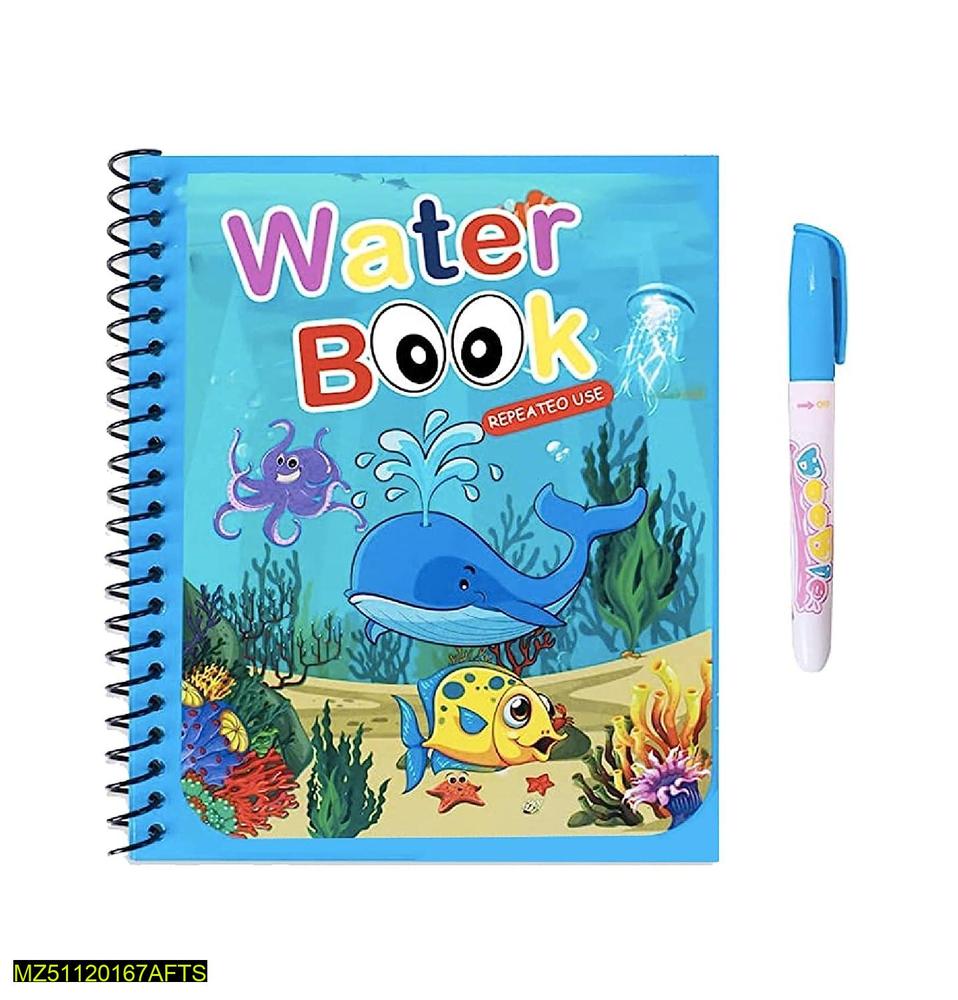 Magic Water Coloring Book For Kids - Pack 0f 2