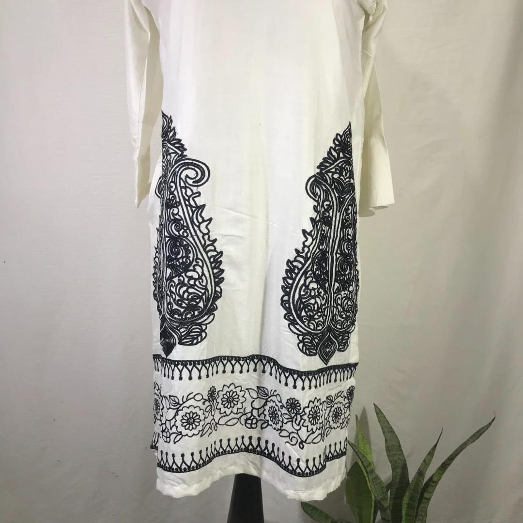 1 Pc Women's Stitched Embroidered Shirt